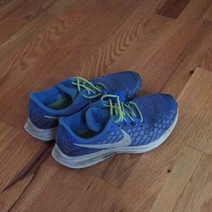 Blue Nike Pegasus 35s